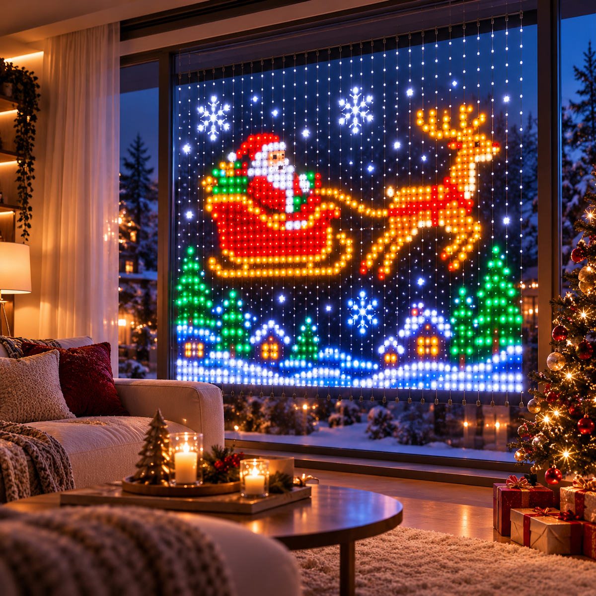 Norrow Pixel Curtain Lights