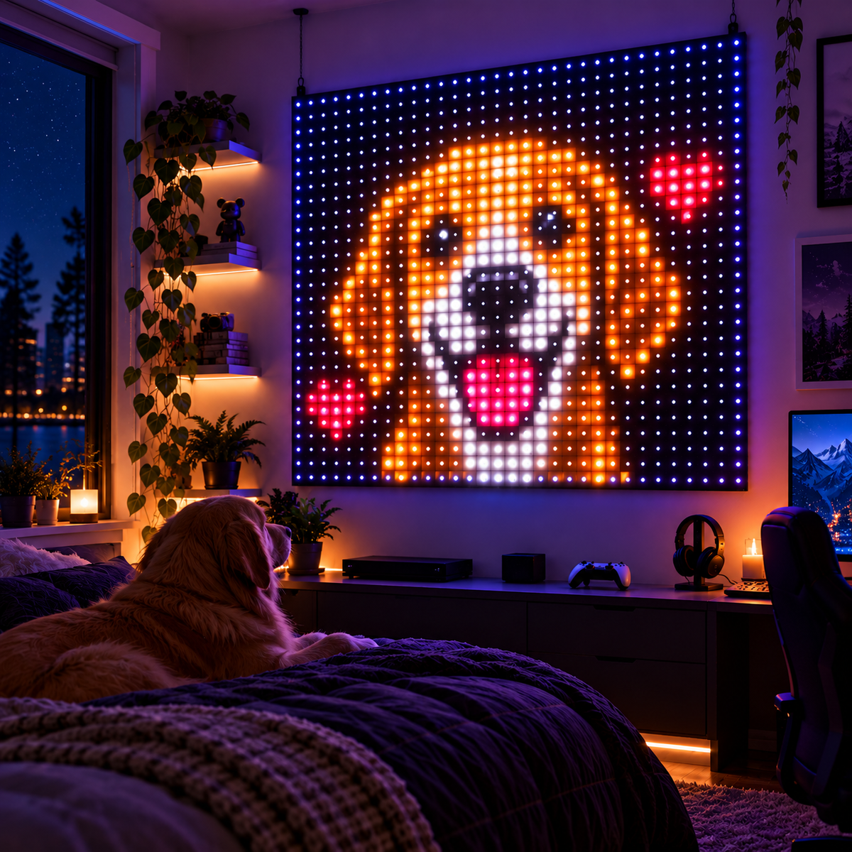 Norrow Pixel Curtain Lights