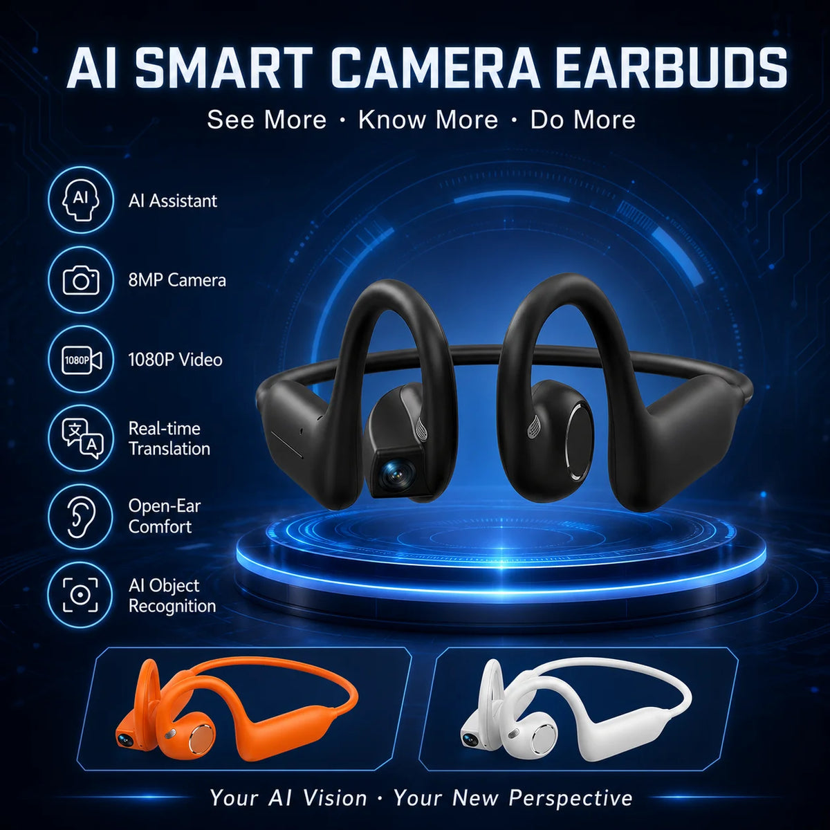 Norrow POV Camera Earbuds